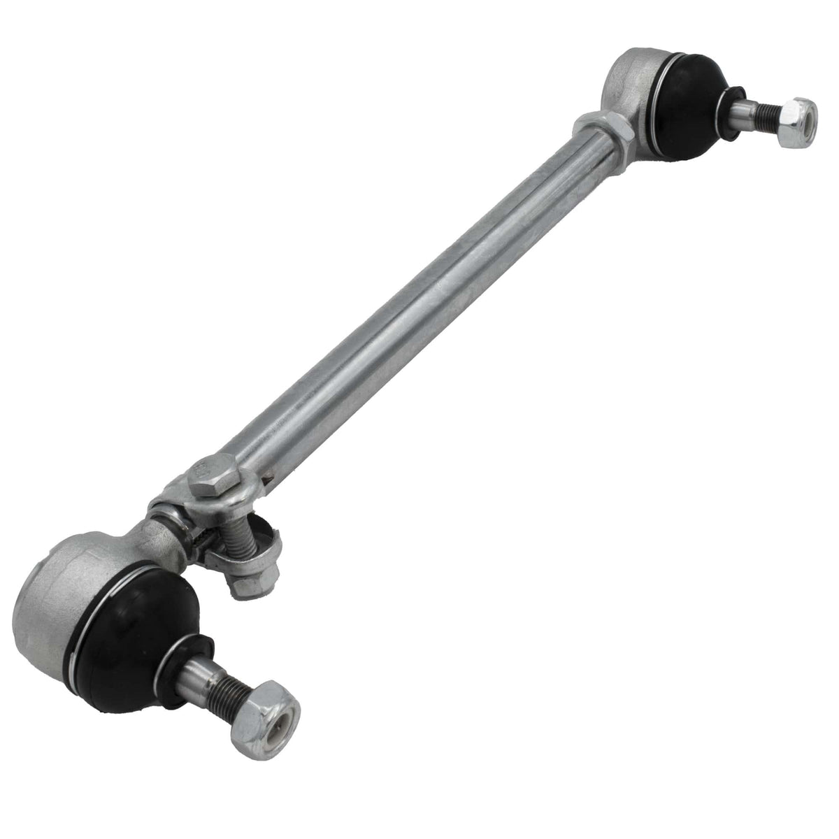 Left Chrome Tie Rod, Type 1, thru 65