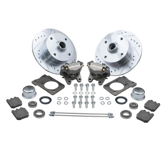 Wilwood Front Disc Brake Kit, Bolt-On, 4 Lug VW Pattern, for Super Beetle 71-79