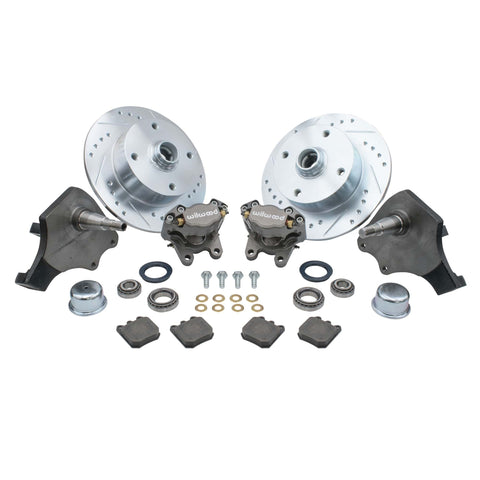 Wilwood Front Disc Brake Kit, Drop Spindle, 4x130mm, Type 1 & Ghia 66-74