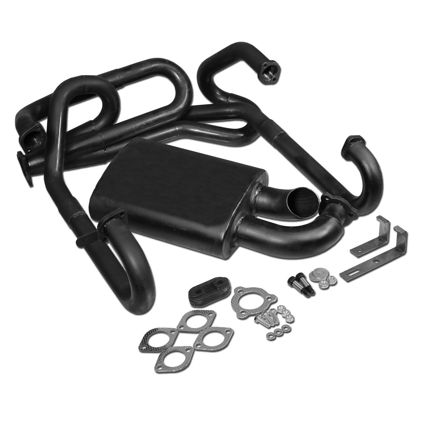 AA Sidewinder Exhaust System, 1 5/8" W/Muffler - AA Performance Products