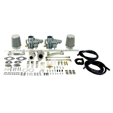 EMPI Dual 34 EPC Carb Kit w/ Air Cleaners, VW Type 1 Single Port - AA Performance Products