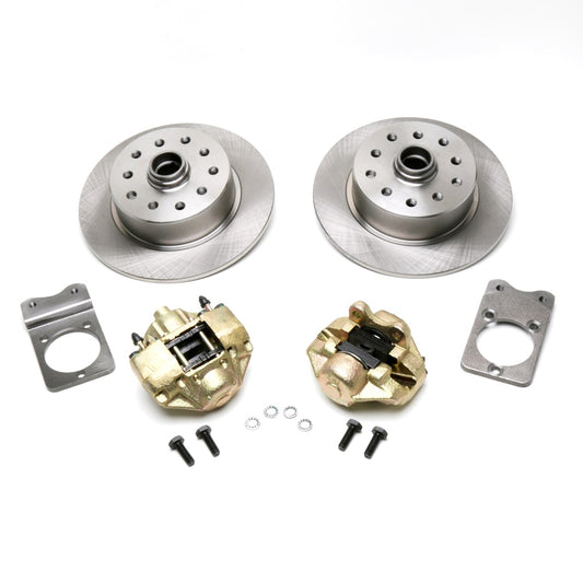 No Hassle Front Disc Brake Kit, fits Stock Drum Spindles, 5-Lug Dual Pattern - 5 x 4-3/4" & 5 x 4-1/2"