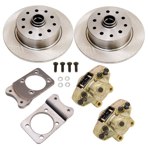 No Hassle Disc Brake Kit, Front, Fits Stock Drum Spindles, 5-Lug Dual Pattern – 5 x 4-3/4″ & 5 x 4-1/2″ (1971-79)