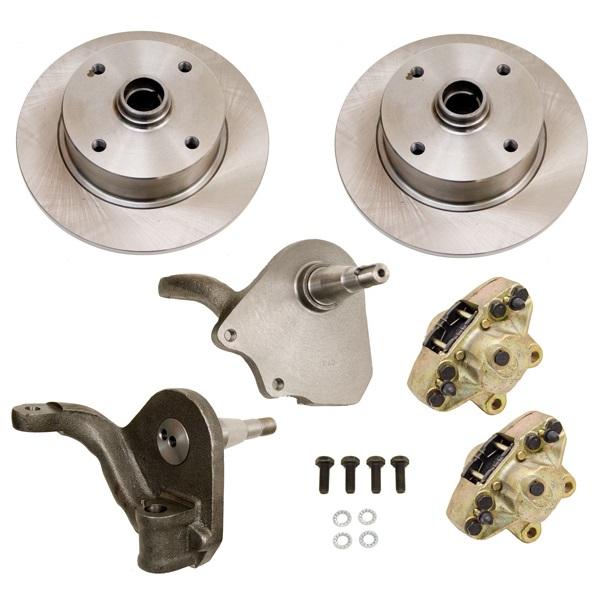 Disc Brake Kit, Front, Droped Spindles, 4-Lug (VW Pattern - 4x130) - AA Performance Products