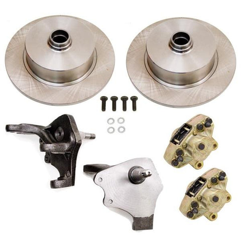 Disc Brake Kit, Front, Droped Spindles, Blank (Blank Pattern) - AA Performance Products