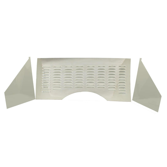 Stainless Steel 3-Piece Firewall Kit, Louvered