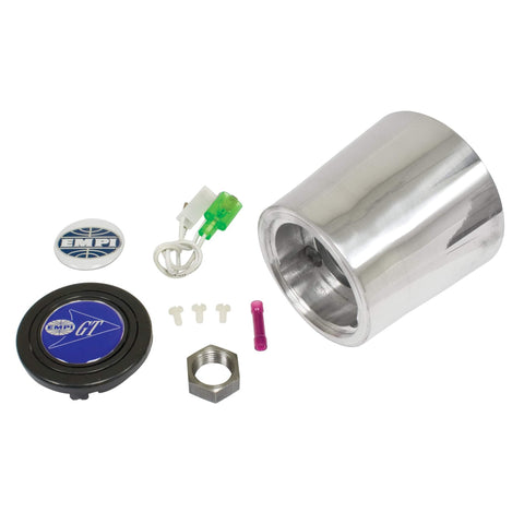EMPI Polished Billet Aluminum Steering Wheel Boss Kit Only, Fits Type 1 & Ghia 49-59