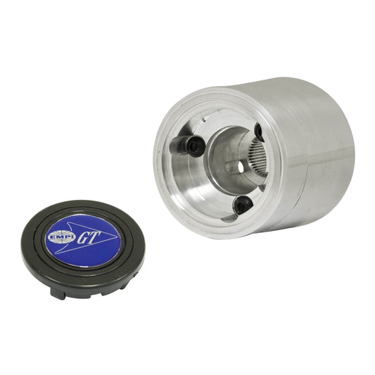 EMPI Polished Billet Aluminum Steering Wheel Boss Kit Only, Fits Type 1  60-73, Ghia 60-70 Type 3 61-70