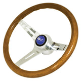 EMPI 380mm/31mm Grip Classic Wood Steering Wheel