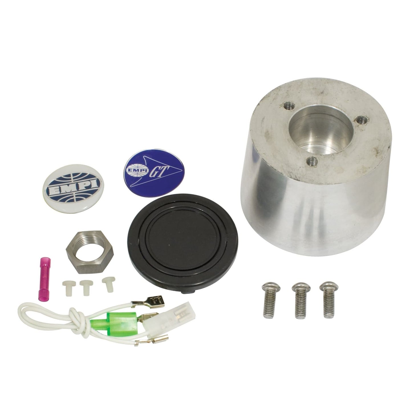 "Banjo" Steering Wheel Boss Kit, 3-Bolt Mount w/ 40 Splines, Fits Type 1 & Ghia 60-74 1/2, Type 3 61-71