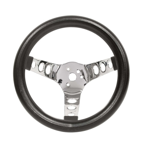 EMPI Poly-Foam Steering Wheel, 3 spokes, 10” Dia., 5-½” Dish / 5-½”