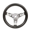 EMPI Poly-Foam Steering Wheel, 3 spokes, 10" Dia., 5-½" Dish / 5-½"