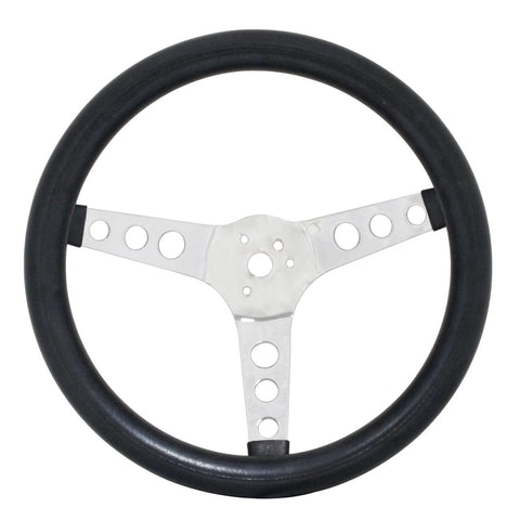EMPI Poly-Foam Steering Wwheel, 3 spokes, 12-½” Dia., 3-½” Dish / 3-⅛”