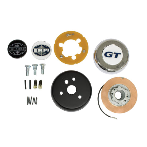 EMPI Steering Wheel Adapter Kit, Type 1 75-79, Type 2 74-79, All other VW Models 75-88, I.D. Spline Area .652, O.D. Spine Area .680, 40 Splines
