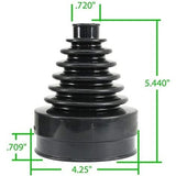 Boot Only, fits over 930 Type C.V. Joint (108mm) and Flange (Bulk)