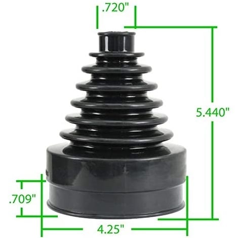 Boot Only, fits over 930 Type C.V. Joint (108mm) and Flange (Bulk)
