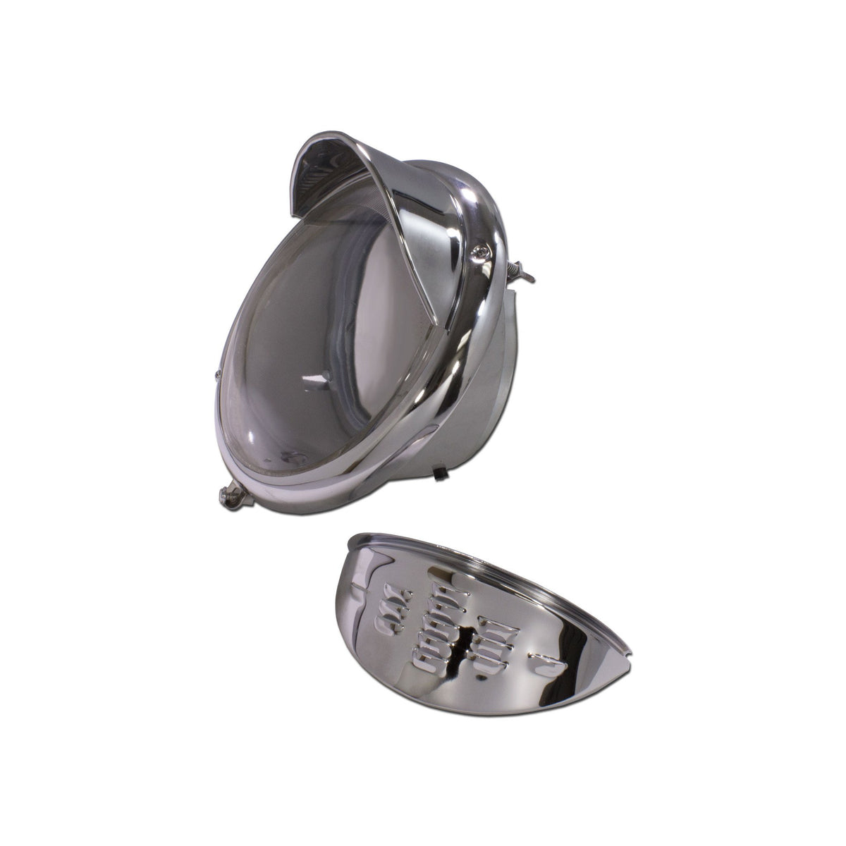 Chrome Late Model VW Headlight Eyebrow "Each" - AA Performance Products