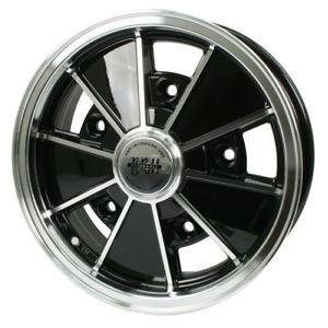 Empi BRM 9729 Gloss Black w/ Polished Lip & Spoke Edges 6.5x15" - AA Performance Products