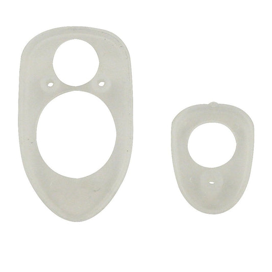 Hood Handle Seals, Clear, Type 1 68-79, Set of 2