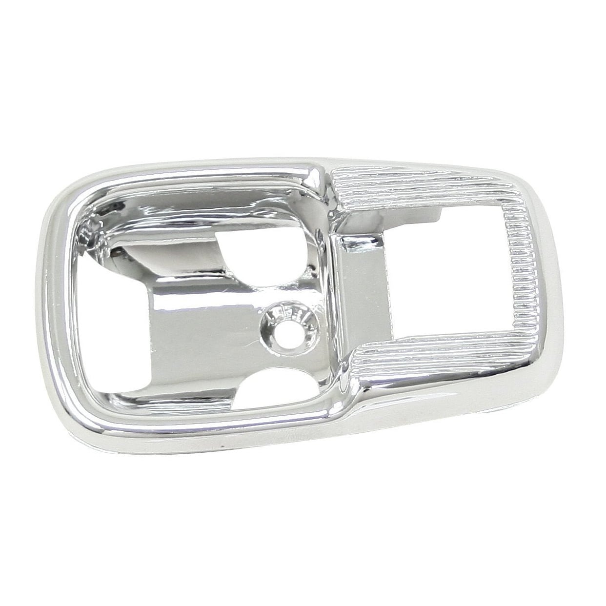 Escutcheon, Chrome Plated Plastic, Door Pull, Each