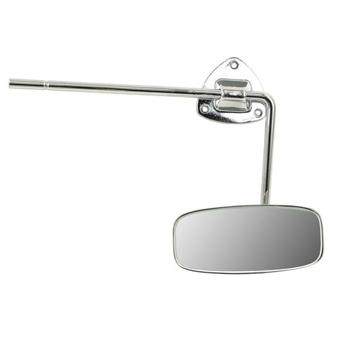 Rear View Mirror, Type 1 Sedan, thru 57, Chrome Plated Metal