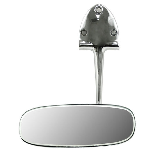 Rear View Mirror, O.E. Style Type 1 Sedan, 58-64, Chrome Plated Metal