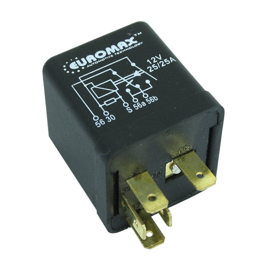 Relay, headlight (12-Volt), 5 Prong, Type 1 67-79, Ghia 67-74, Type 2 67-79, Type 3 67-73, Each