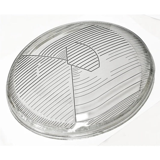 Early H/L Lens, Left & Right, thru 66, Cibie Style, Glass, Each