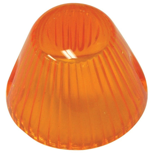 Turn Signal Lens, Bullet, Ghia 59-64 / Type 3 62-63, 68-69, Amber, Each