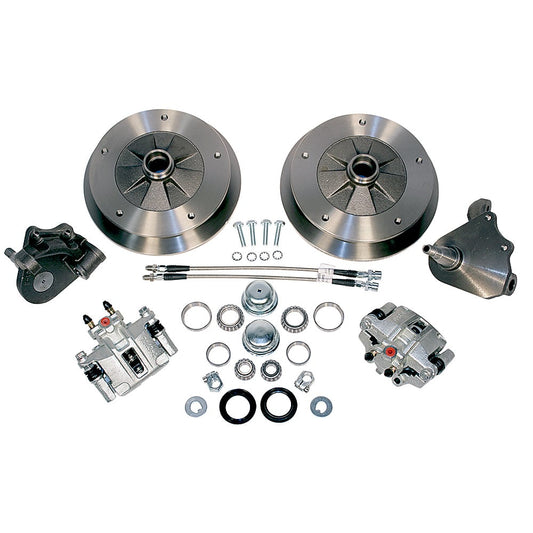 Wide 5 Lowered Link Pin Drum to Disc Brake Conversion Kit for '50-'65 Bug & Ghia