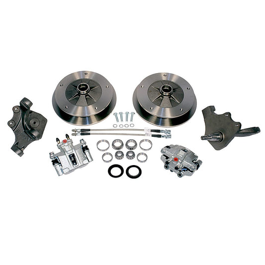 Wide 5 Lowered Ball Joint Drum to Disc Brake Conversion Kit for '66-'77 Bug, Ghia, & Thing