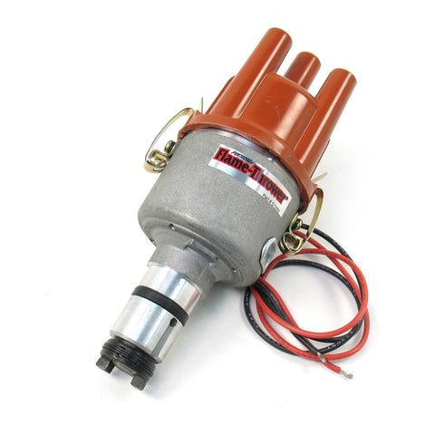 Pertronix Flame-Thrower CAST Distributor, w/Vacuum Adv and Ignitor II Electronic Ignition - AA Performance Products