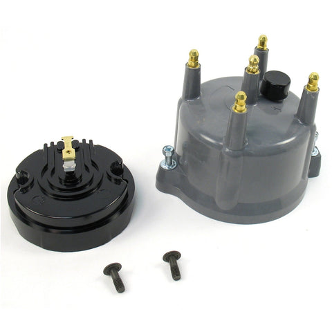 Replacement Distributor Cap AND Rotor for Billet Dist, Grey