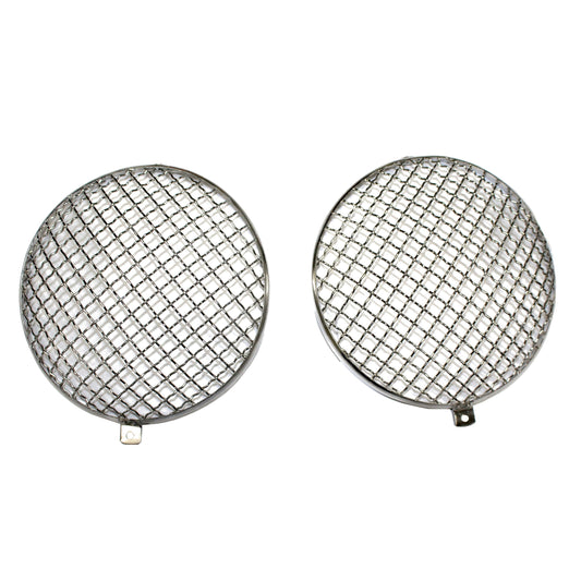 VW, Late 68-UP Headlight Stone Guard, Stainless Steel - AA Performance Products