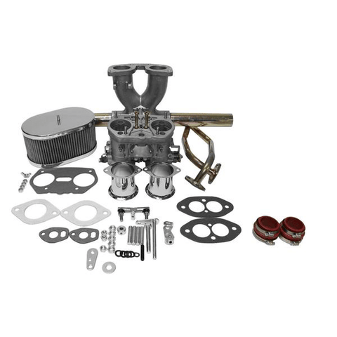 Dual Port Single 44mm Carburetor Kit "IDF Weber Copy" VW Type 1 Bug - AA Performance Products