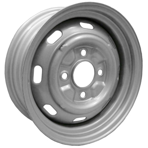 4 Lug Rim Silver with Slots 4/130 5.5" Wide - AA Performance Products