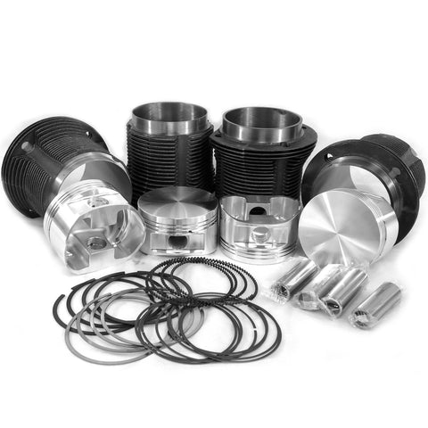 VW 92 x 82mm Thick Wall Cylinders & JE Forged Pistons Kit for 92mm Case "K" - AA Performance Products